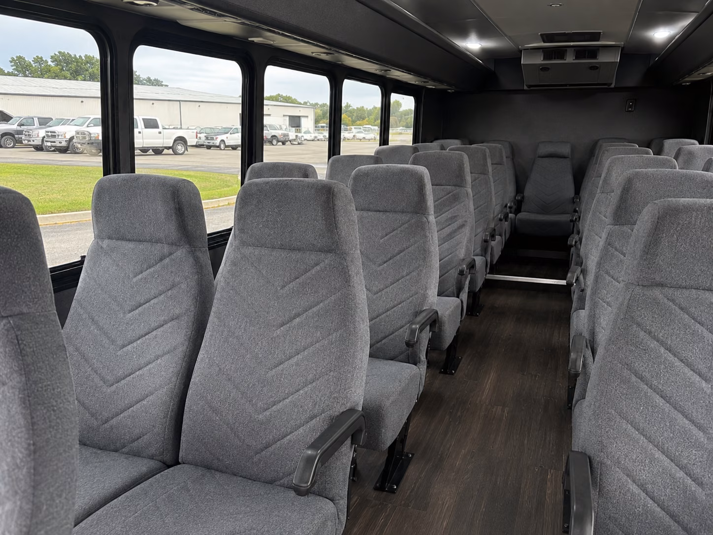baton rouge 18 passenger minibus interior