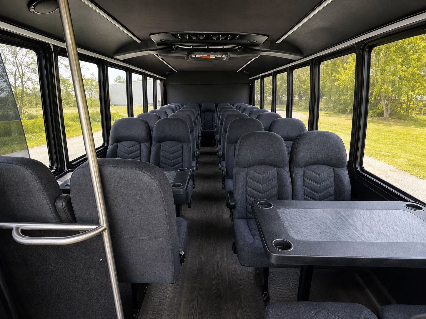 baton rouge 20 passenger minibus inside