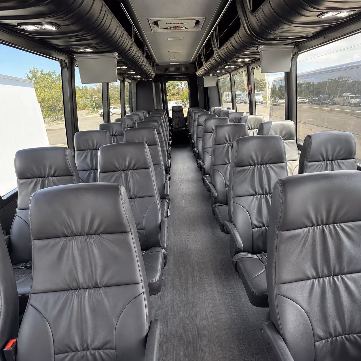 baton rouge 25 passenger minibus interior