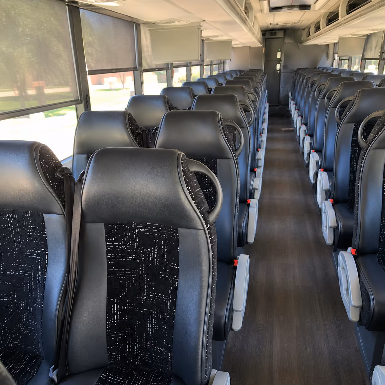 baton rouge charter bus inside