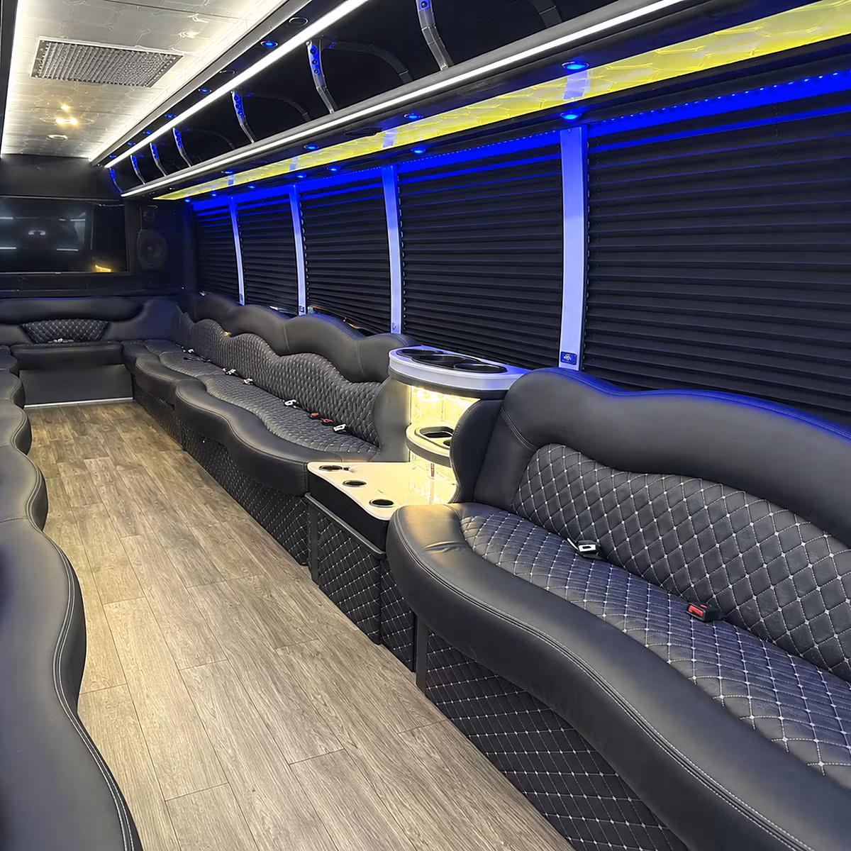 baton rouge party bus interior
