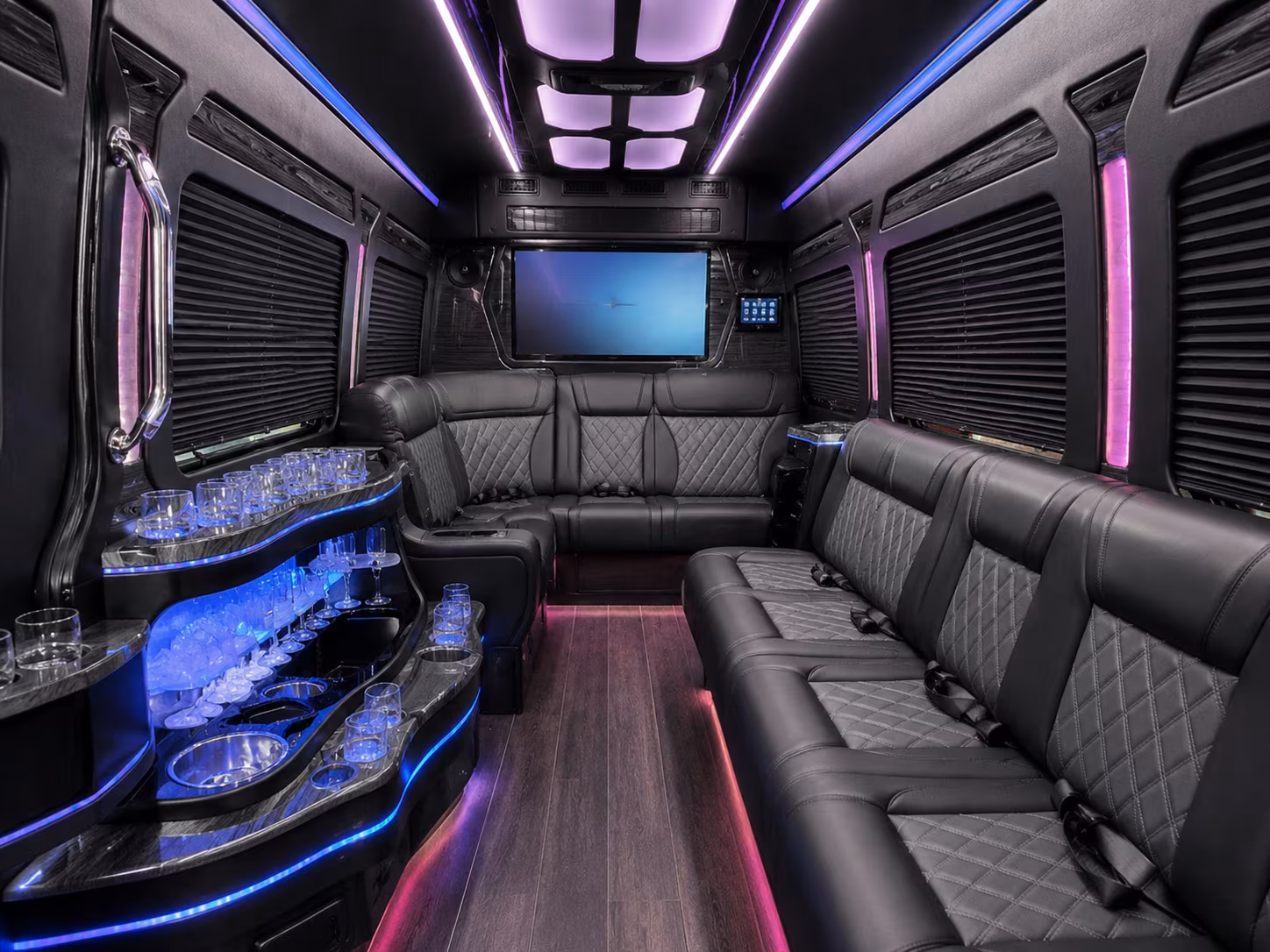 baton rouge sporting event transportation onboard seating
